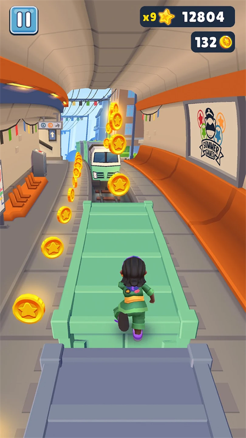 地铁跑酷巴黎版本(Subway Surf)