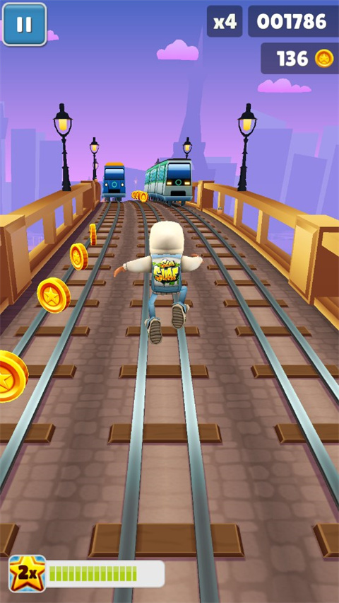 地铁跑酷巴黎版本(Subway Surf)