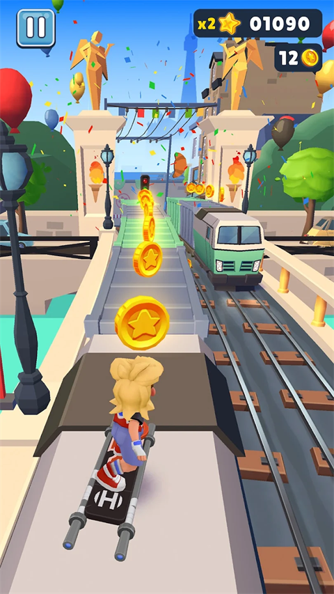 地铁跑酷巴黎版本(Subway Surf)